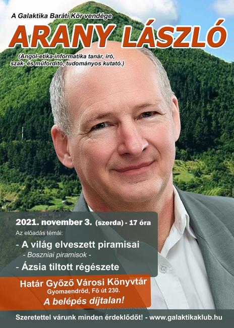 Arany László előadása: A világ elveszett piramisai, Ázsia tiltott régészete